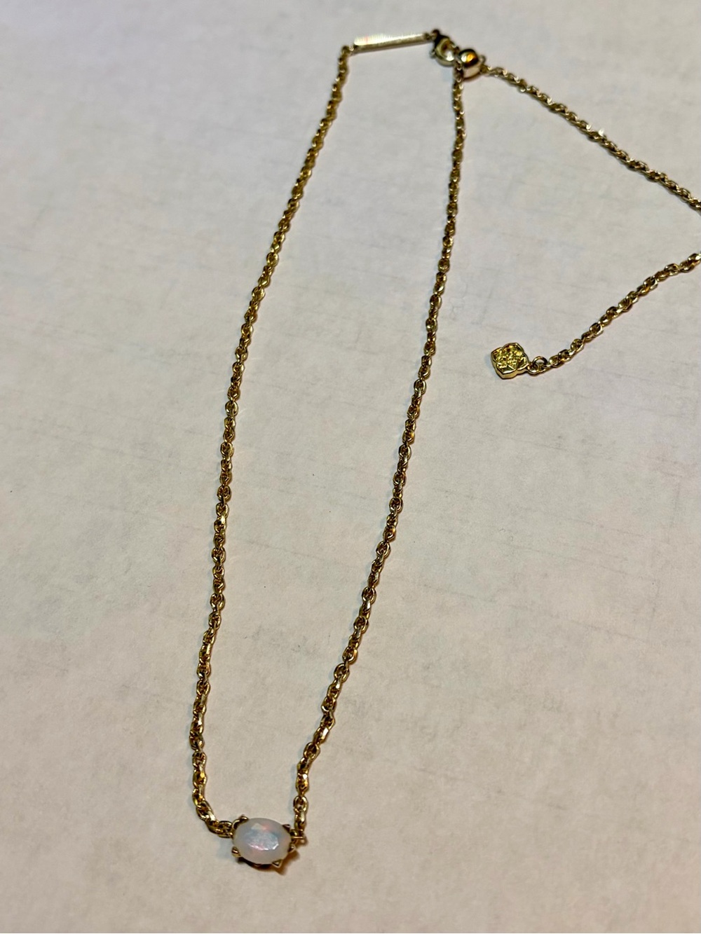 Kendra Scott Cailin Gold October Pendant Necklace Women Jewelry